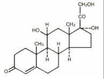 Image Description (Hydrocortisone Tabs Usp Chemical Structure)
